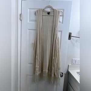 Torrid fringe kimono